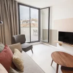 Atico un dormitorio con terraza - Vistas desde sala de estar