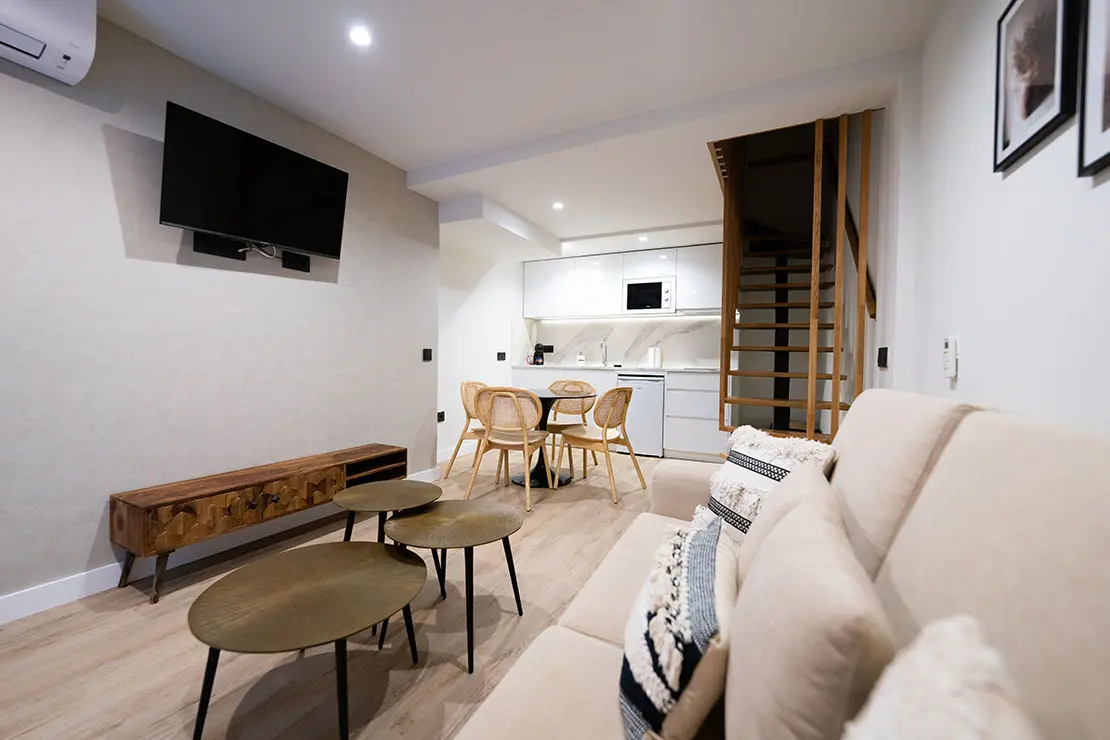 Duplex with Terrace - Interior view of living area